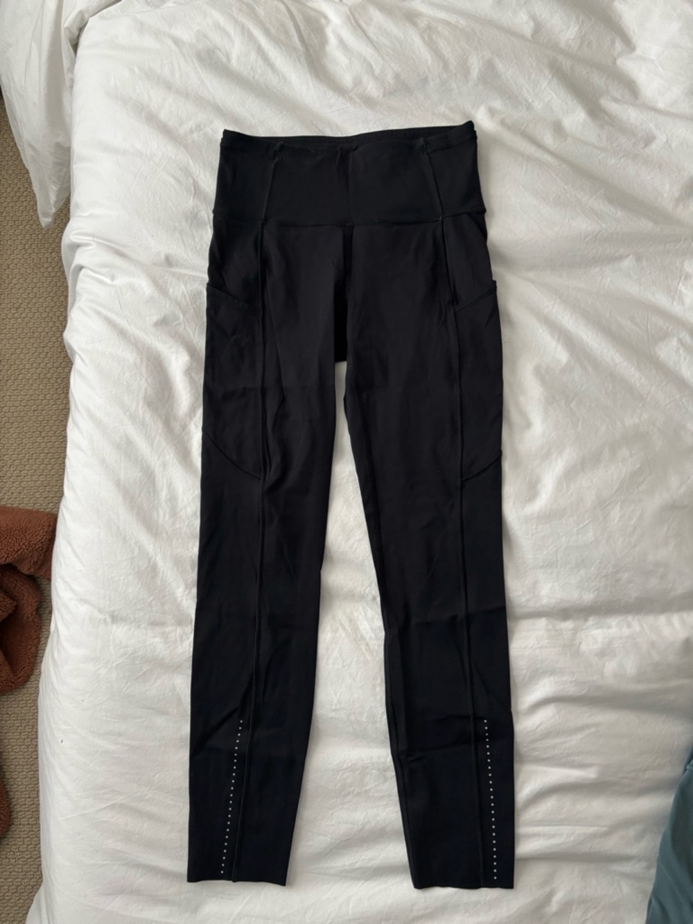 Lululemon Black seamless High-Waist Athletic Leggings